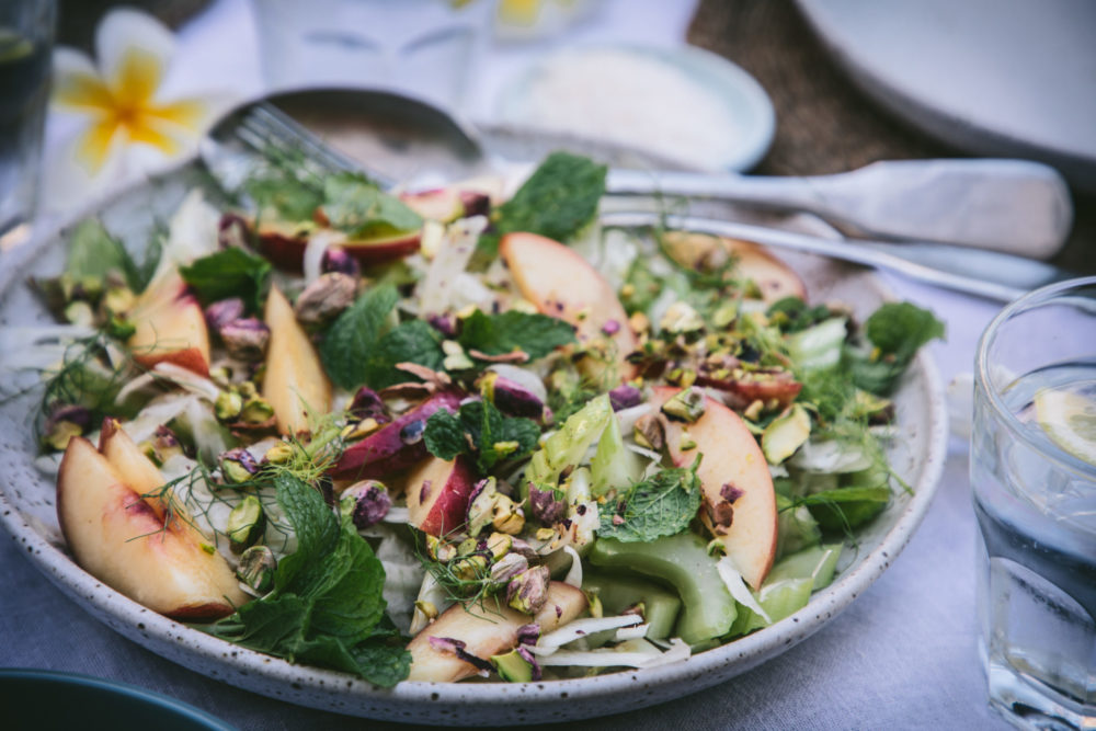 Celery, Fennel and Nectarine Salad