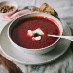 roasted beetroot and cinnamon soup