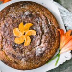 Moist mandarin tea cake