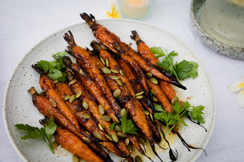 Brown Butter Honey Roasted Carrots